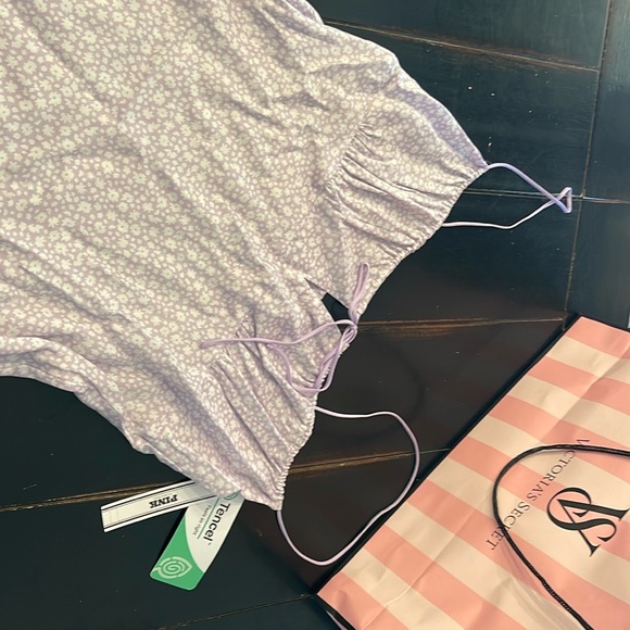 NWT PINK Victoria Secret L/G Tencel Feels So Right Floral Nightie - Picture 4 of 10